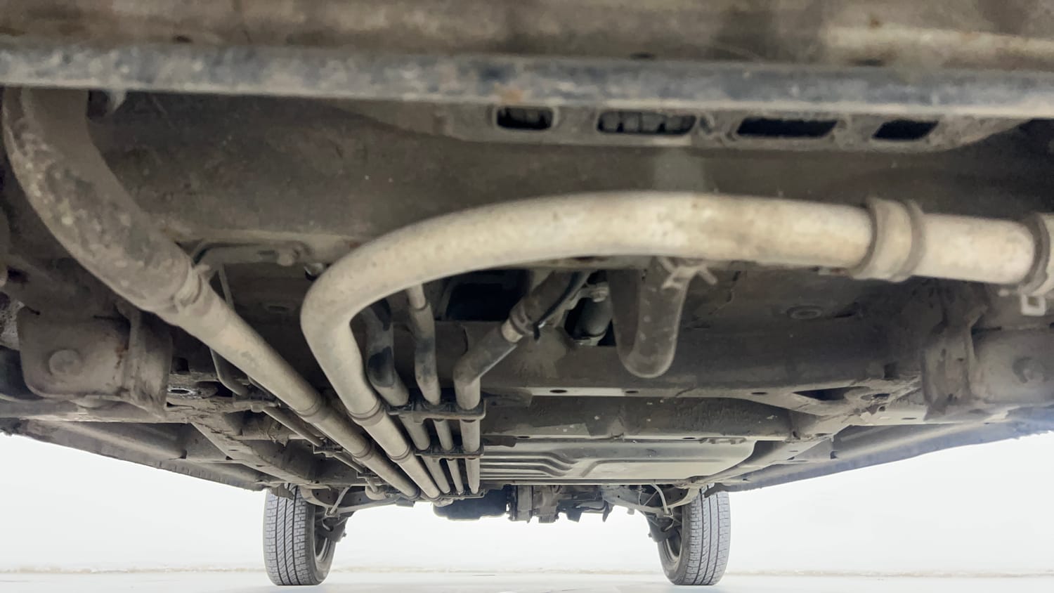 Used 2018 Tata Nano Twist XTA Petrol Automatic extra FRONT LEFT UNDERBODY VIEW