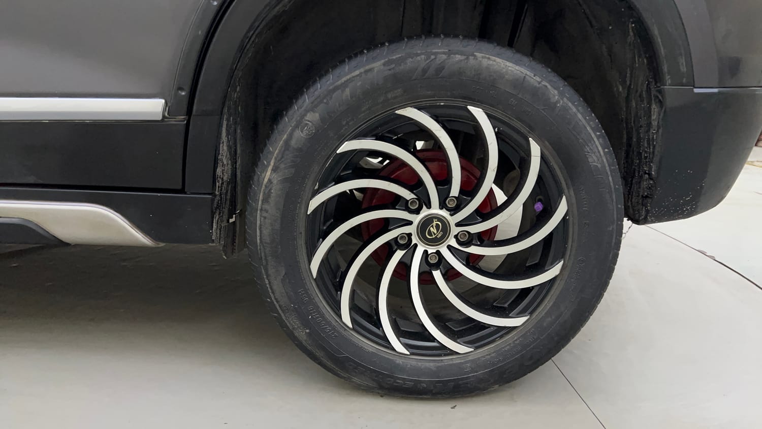 Used 2021 maruti-suzuki Vitara Brezza VXi Petrol Manual tyres LEFT REAR TYRE RIM VIEW
