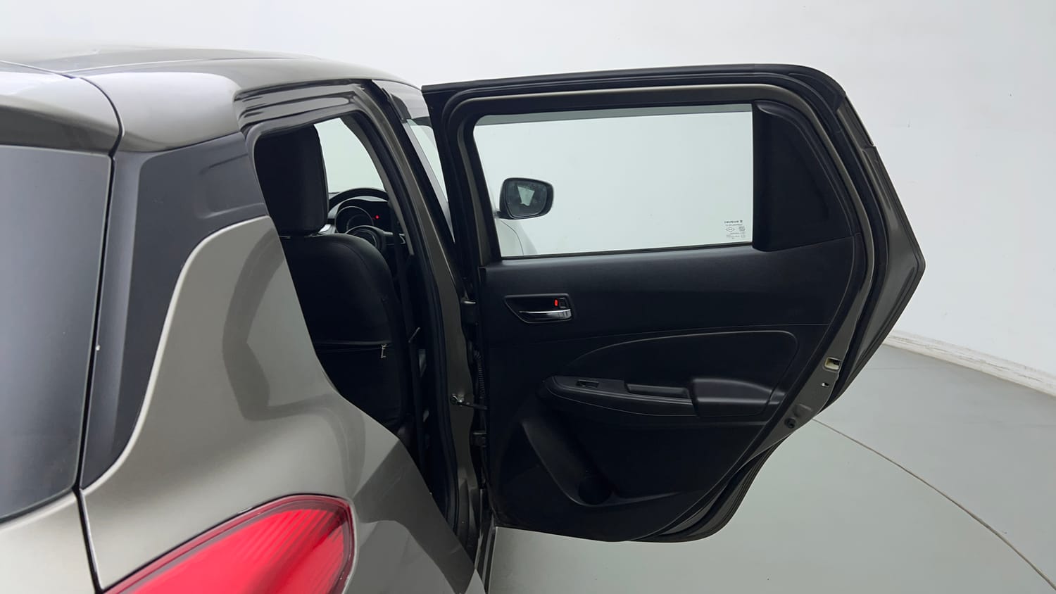 Used 2021 Maruti Suzuki Swift VXi Petrol Manual interior RIGHT REAR DOOR OPEN VIEW