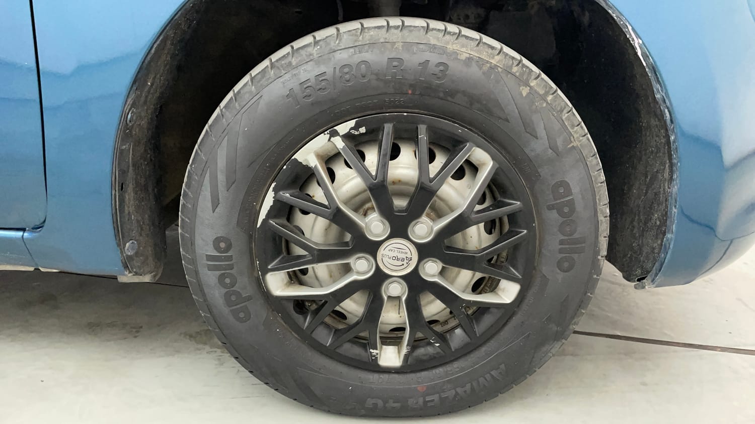 Used 2013 Nissan Micra XL Petrol Petrol Manual tyres RIGHT FRONT TYRE RIM VIEW