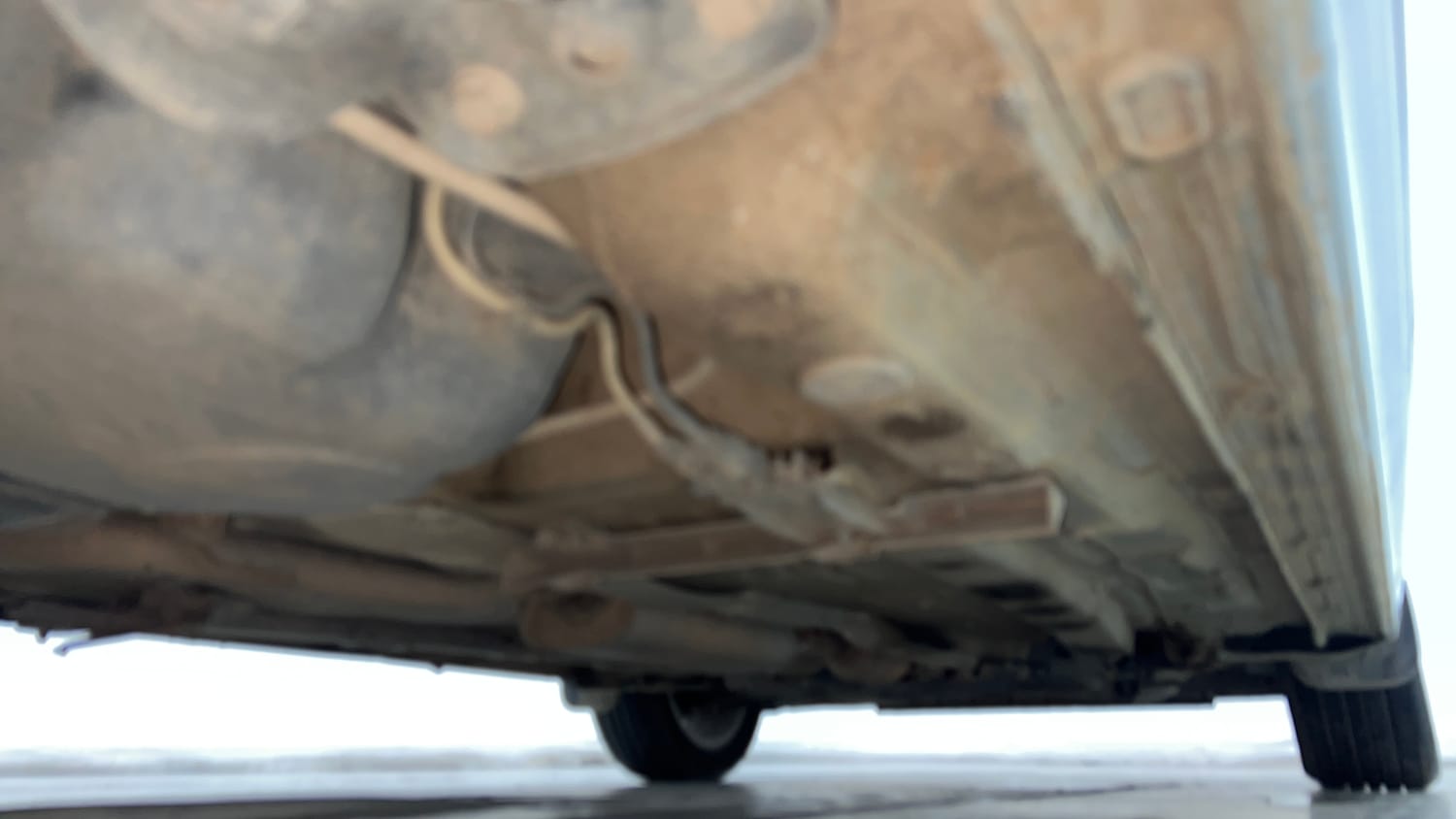 Used 2022 Skoda Slavia Ambition 1.0L TSI AT Petrol Automatic extra REAR RIGHT UNDERBODY VIEW