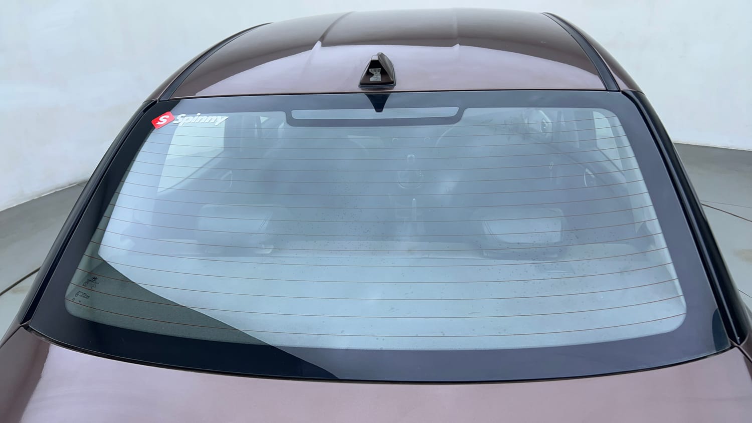 Used 2020 Hyundai Aura SX Plus 1.2 AMT Petrol Petrol Automatic exterior BACK WINDSHIELD VIEW