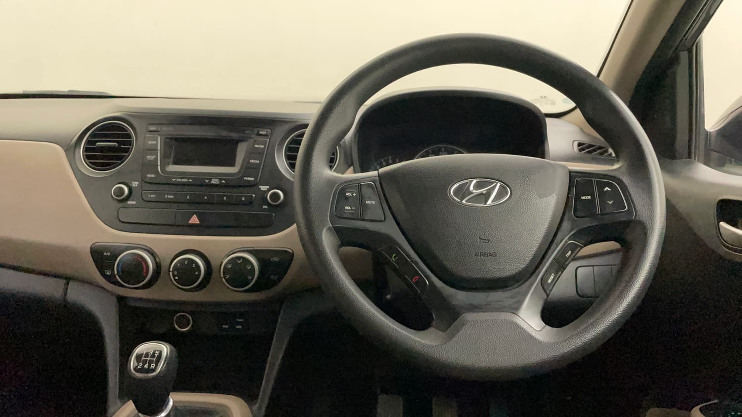 Used 2016 Hyundai Grand i10 Sportz 1.2 Kappa VTVT Petrol Manual interior STEERING VIEW
