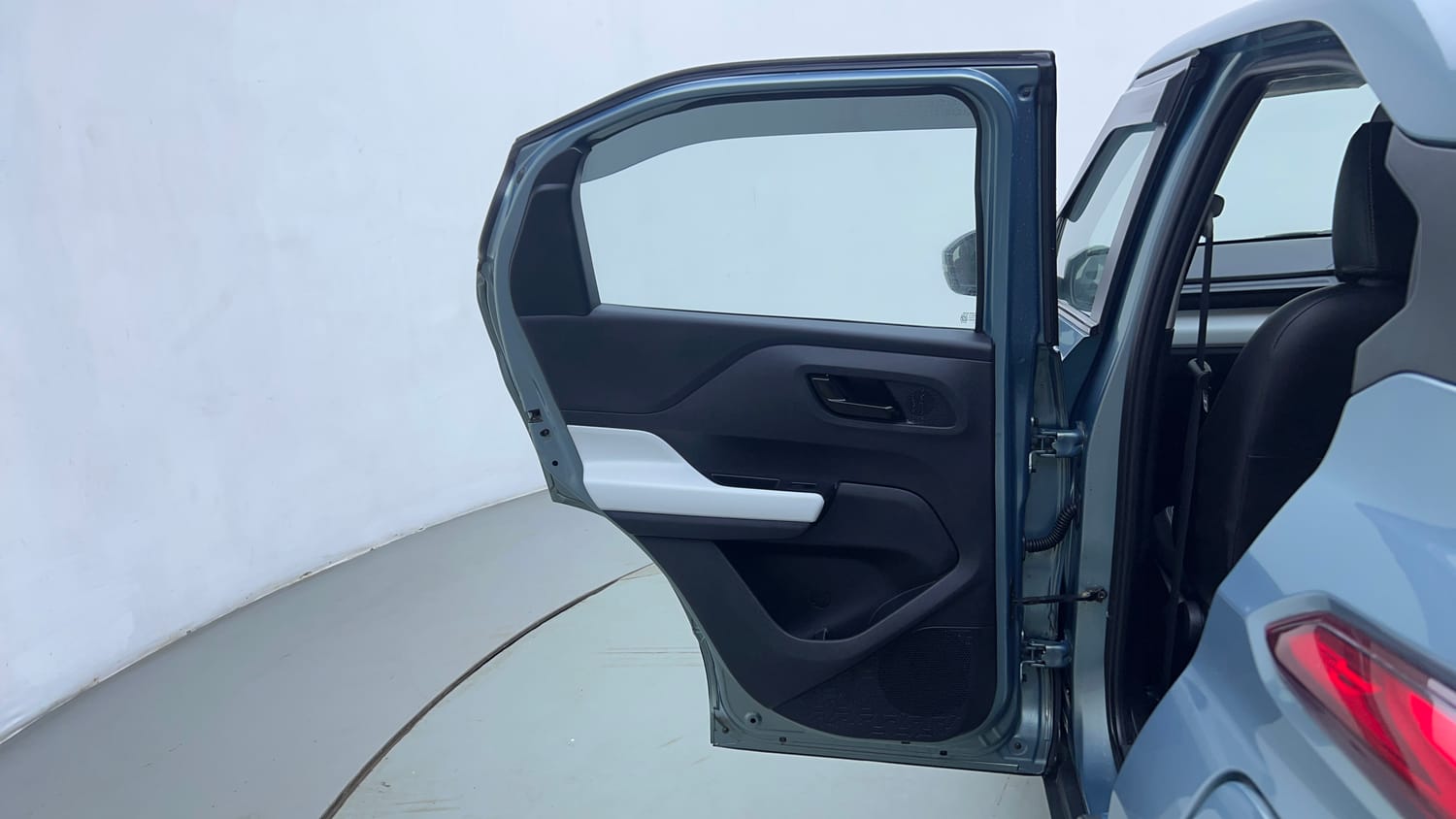Used 2022 Tata Punch Accomplished AMT Petrol Automatic interior LEFT REAR DOOR OPEN VIEW