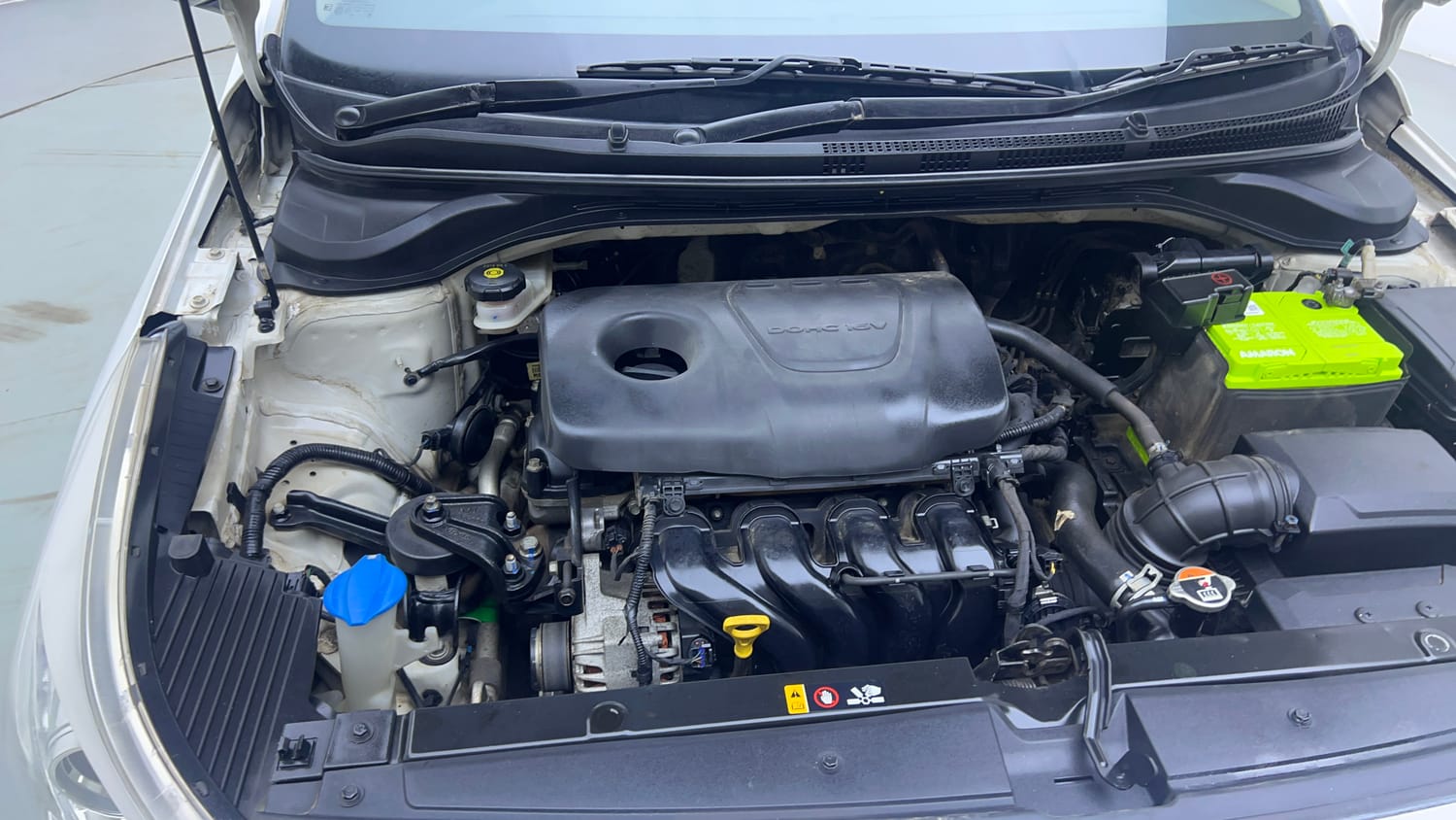 Used 2018 Hyundai Verna SX (O) 1.6 VTVT AT Petrol Automatic engine ENGINE RIGHT SIDE VIEW
