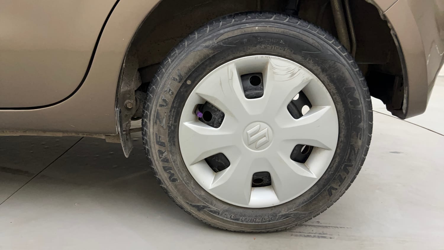 Used 2019 Maruti Suzuki Wagon R ZXi 1.2 Petrol Manual tyres LEFT REAR TYRE RIM VIEW