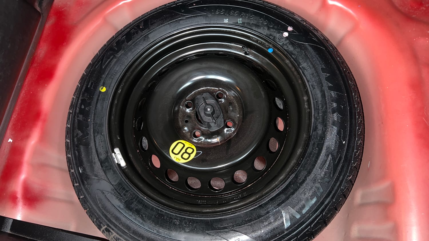 Used 2018 Maruti Suzuki Baleno Alpha 1.2 Petrol Manual tyres SPARE TYRE VIEW
