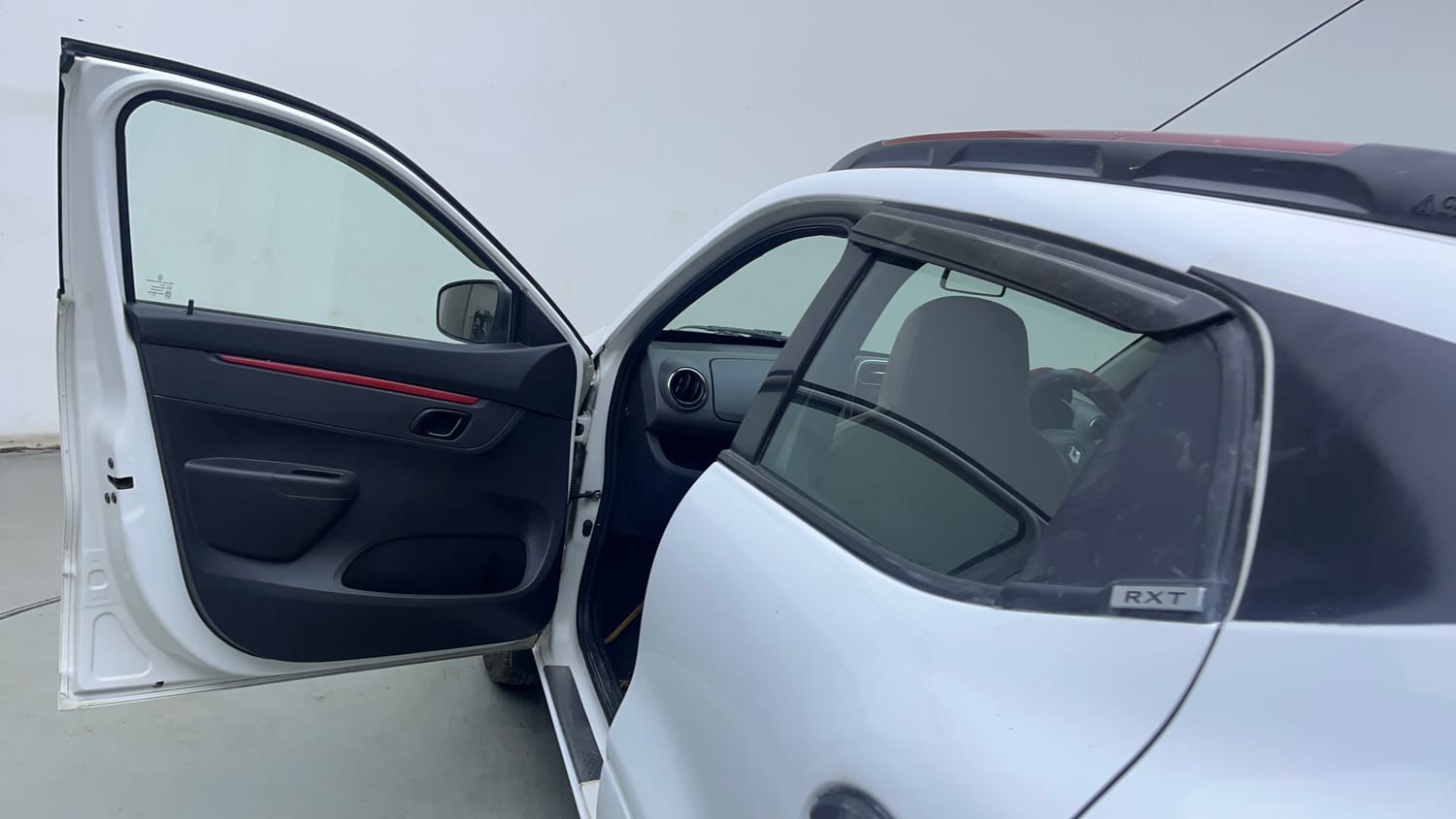 Used 2017 Renault Kwid 1.0 RXT AMT Petrol Automatic interior LEFT FRONT DOOR OPEN VIEW