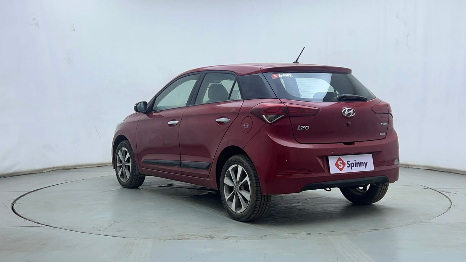 Used 2015 Hyundai Elite i20 Asta 1.2 Petrol Manual exterior LEFT REAR CORNER VIEW