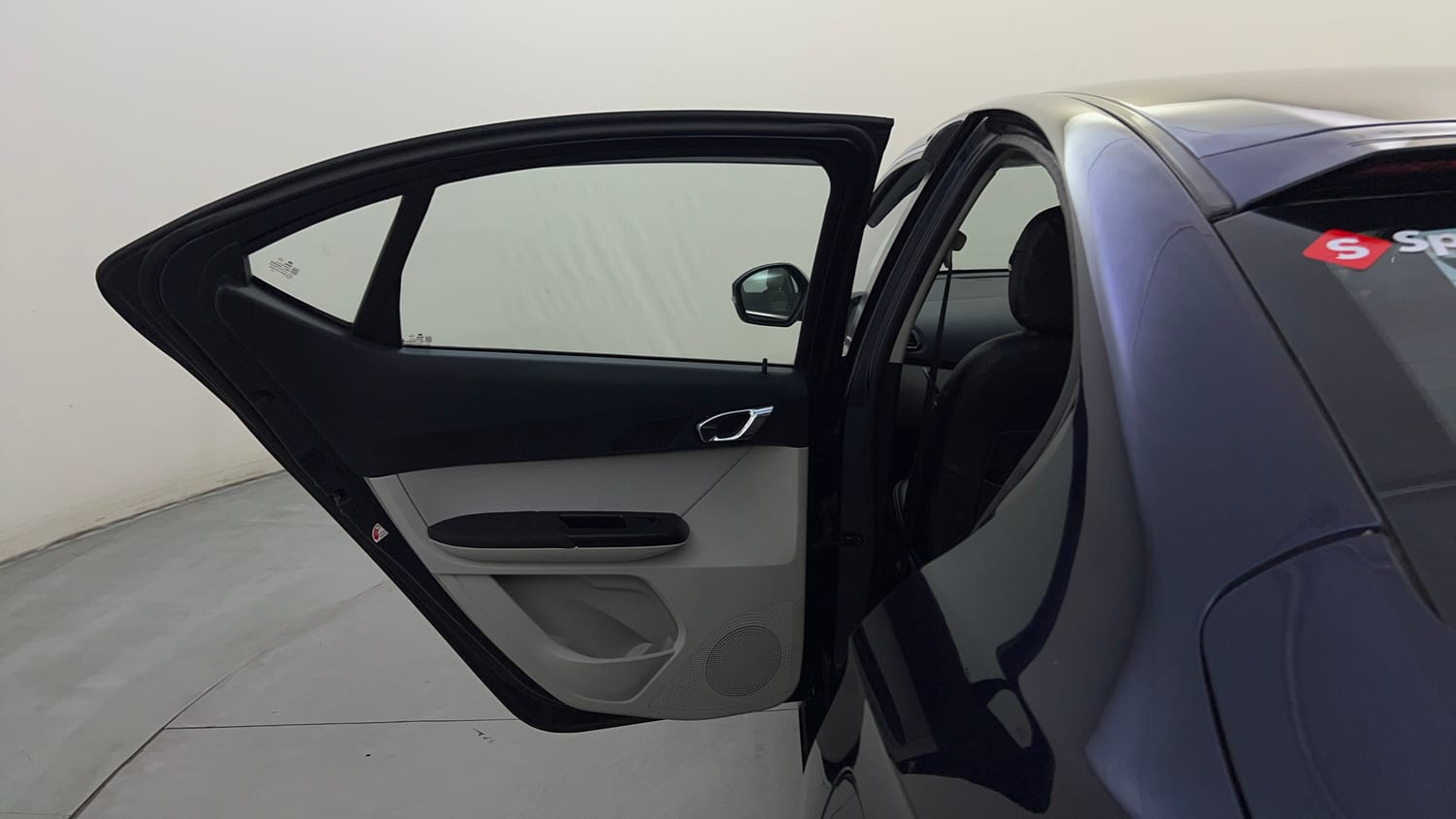 Used 2022 Tata Tigor XZA Plus Petrol Automatic interior LEFT REAR DOOR OPEN VIEW