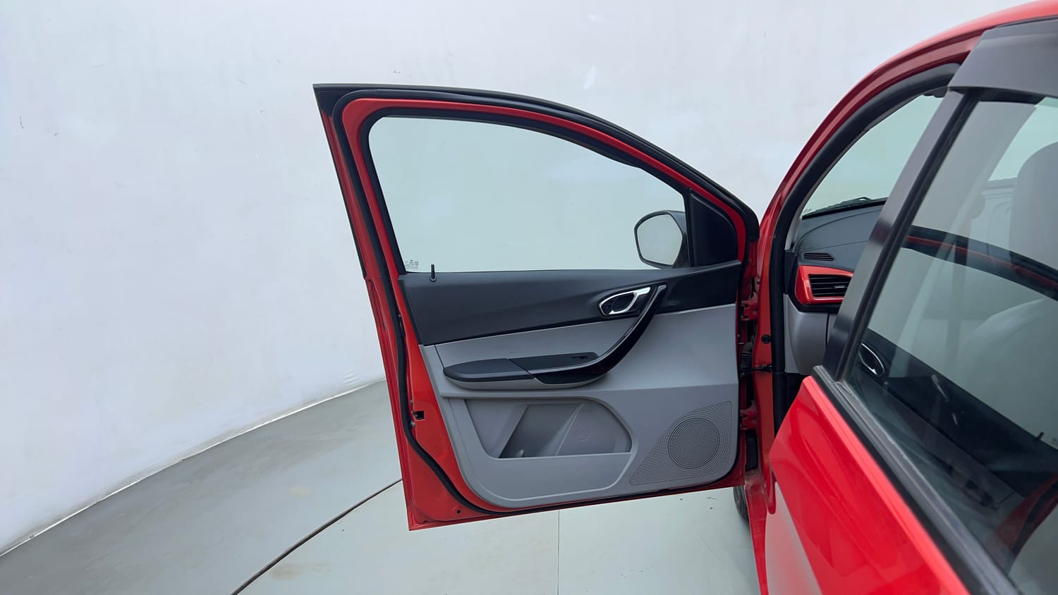 Used 2020 Tata Tiago XZ Plus Dual Tone Petrol Manual interior LEFT FRONT DOOR OPEN VIEW