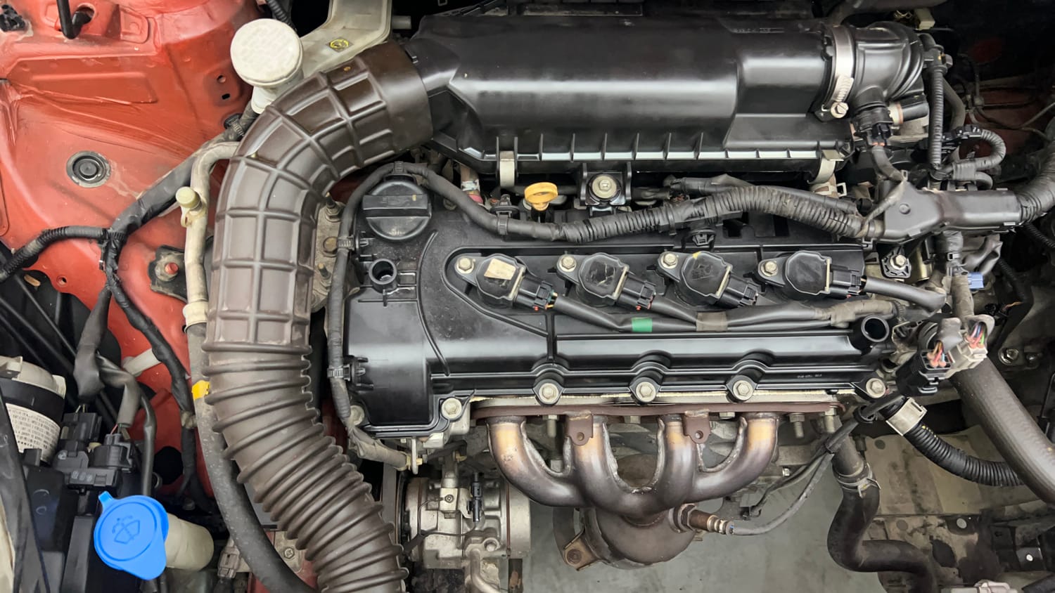 Used 2018 Maruti Suzuki Baleno Alpha 1.2 Petrol Manual engine ENGINE RIGHT SIDE VIEW