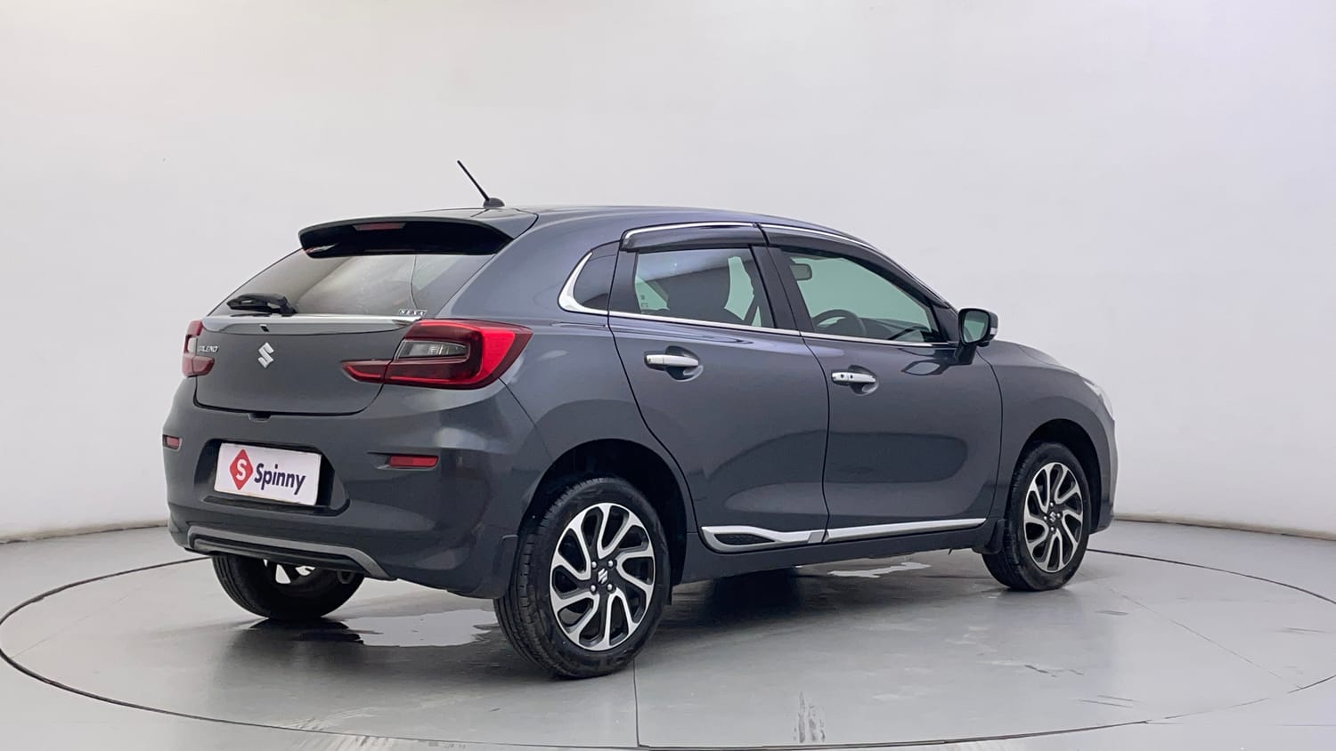 Used 2024 Maruti Suzuki Baleno Alpha MT Petrol Manual exterior RIGHT REAR CORNER VIEW