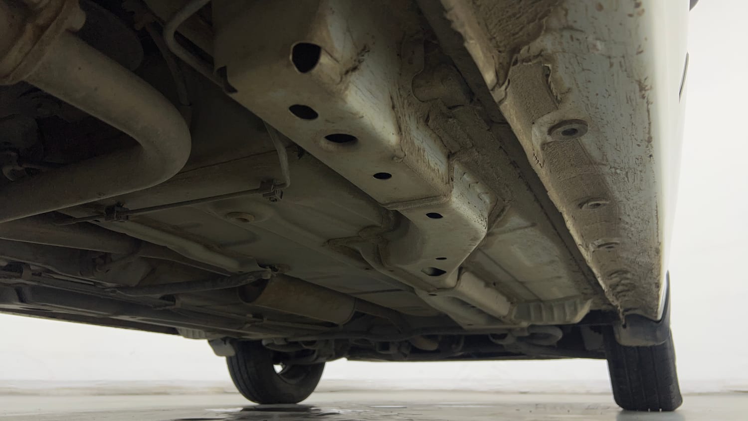 Used 2024 Tata Tiago XTA iCNG Cng Automatic extra REAR RIGHT UNDERBODY VIEW