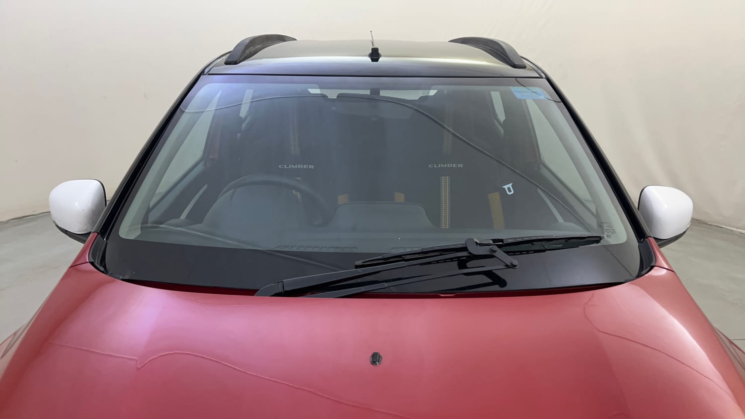 Used 2024 Renault Kwid CLIMBER 1.0 AMT Dual Tone Petrol Automatic exterior FRONT WINDSHIELD VIEW