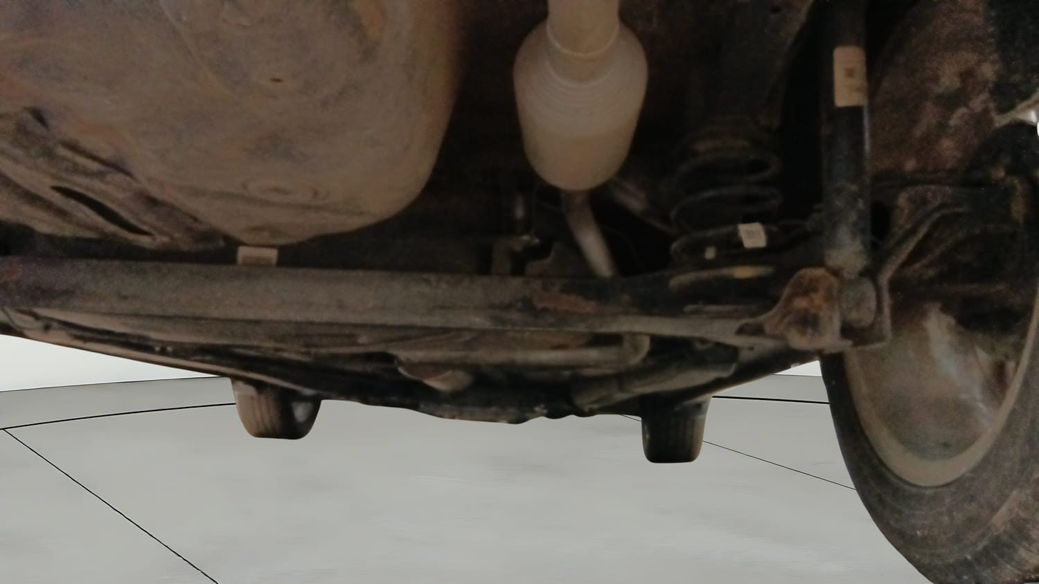 Used 2018 Maruti Suzuki Baleno Alpha 1.2 Petrol Manual extra REAR RIGHT UNDERBODY VIEW