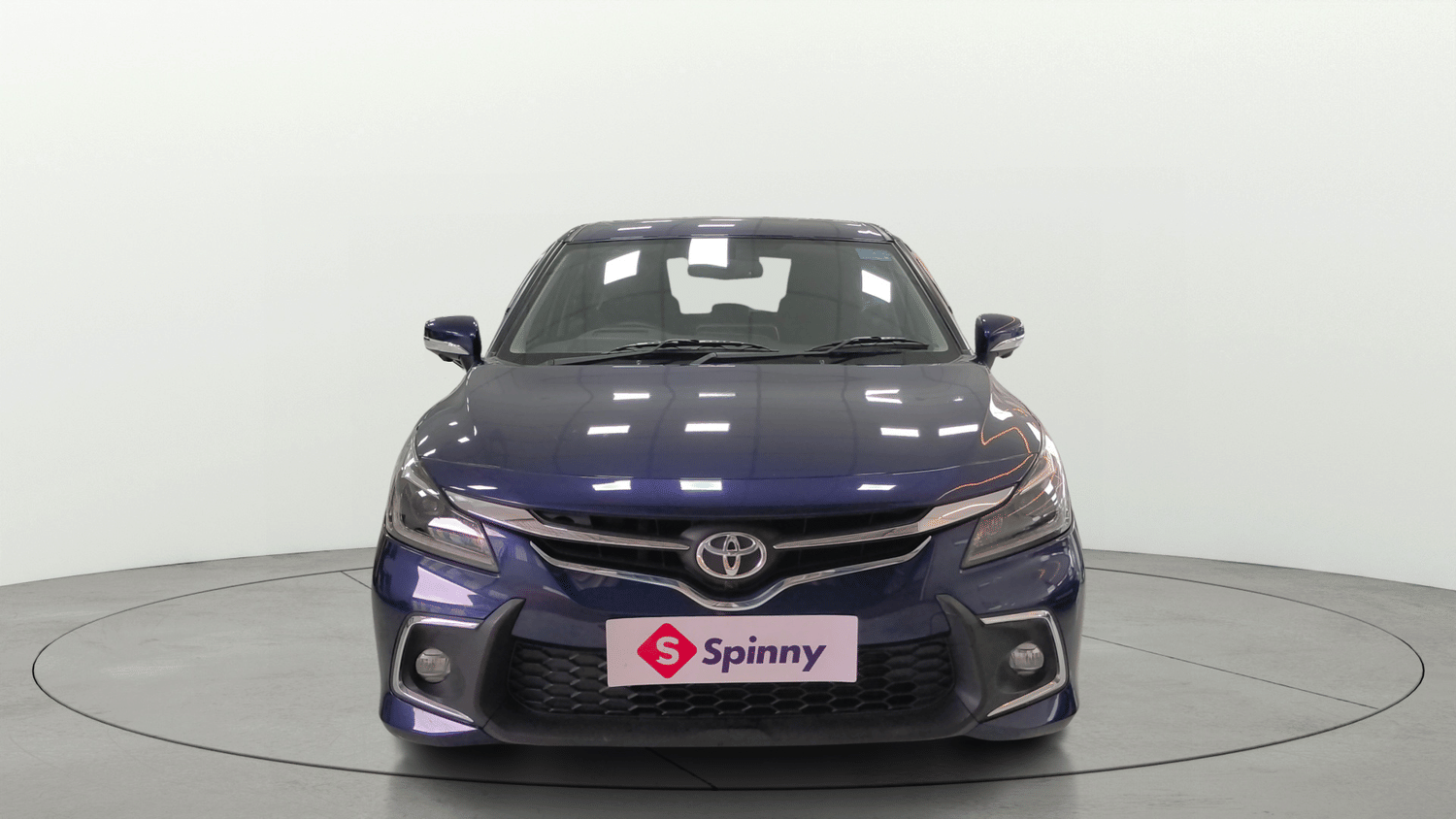 Used 2025 Toyota Glanza V Petrol Manual exterior FRONT VIEW