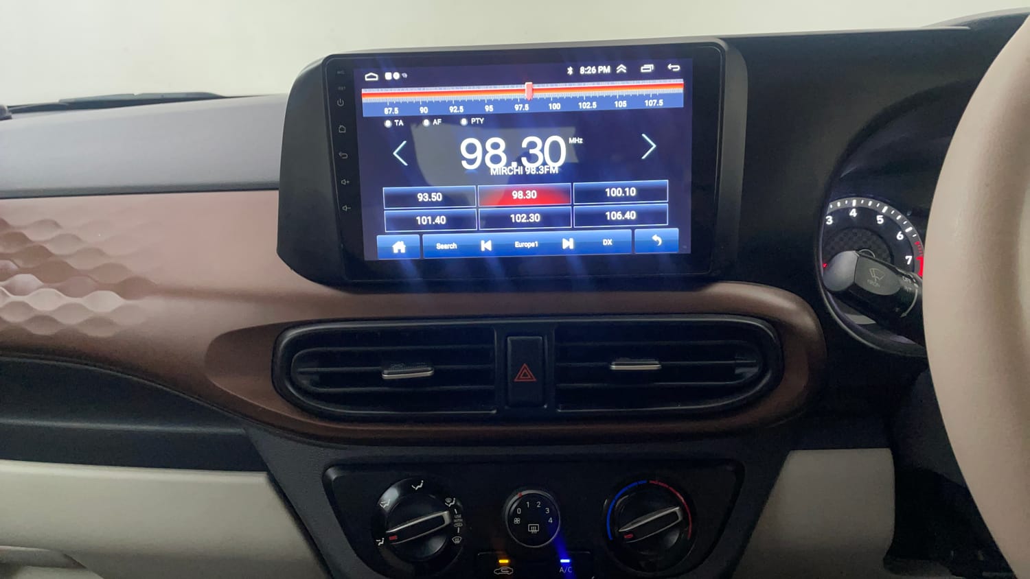 Used 2021 Hyundai Aura S 1.2 Petrol Petrol Manual interior MUSIC SYSTEM & AC CONTROL VIEW
