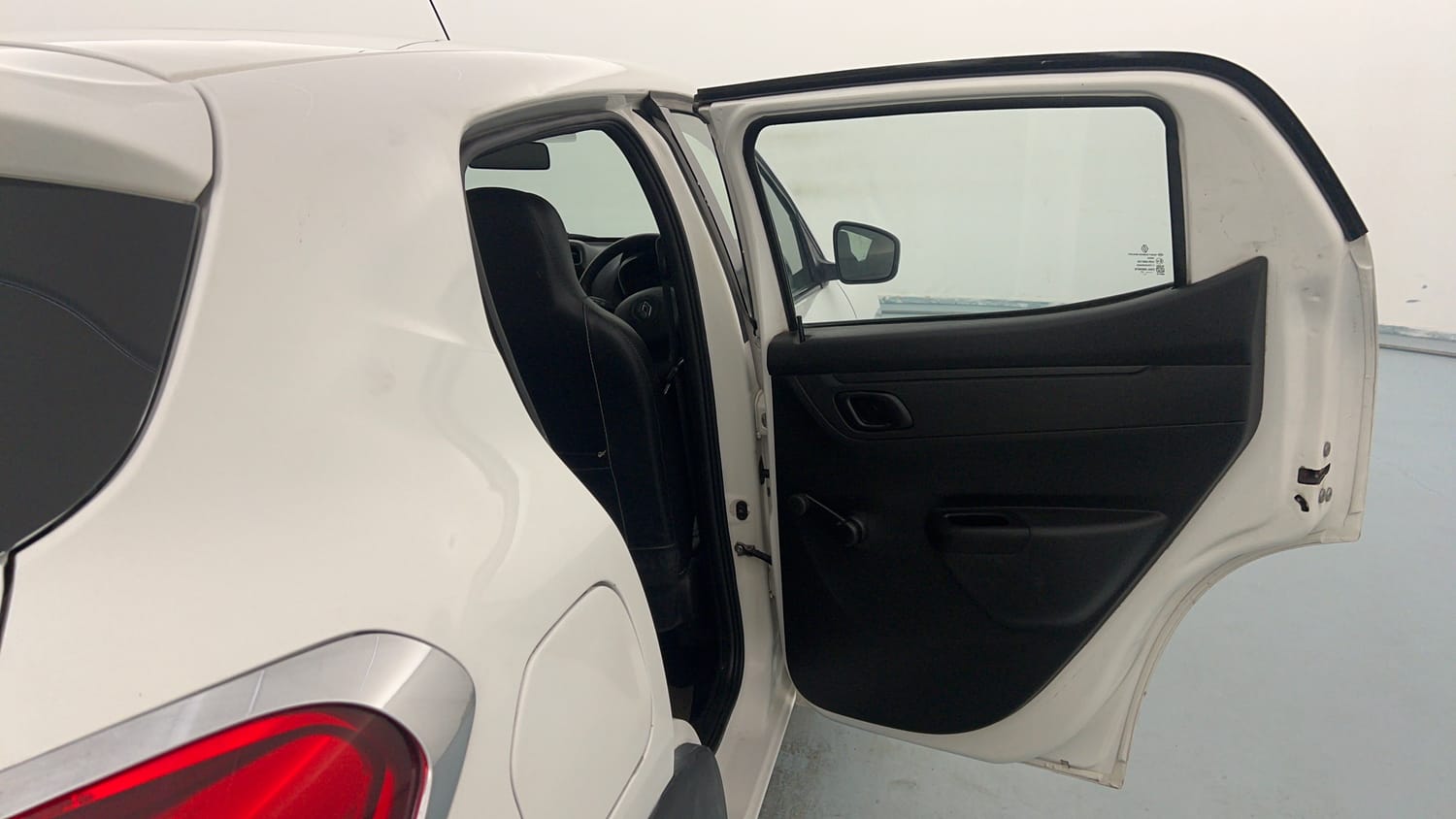Used 2017 Renault Kwid 1.0 RXL Petrol Manual interior RIGHT REAR DOOR OPEN VIEW
