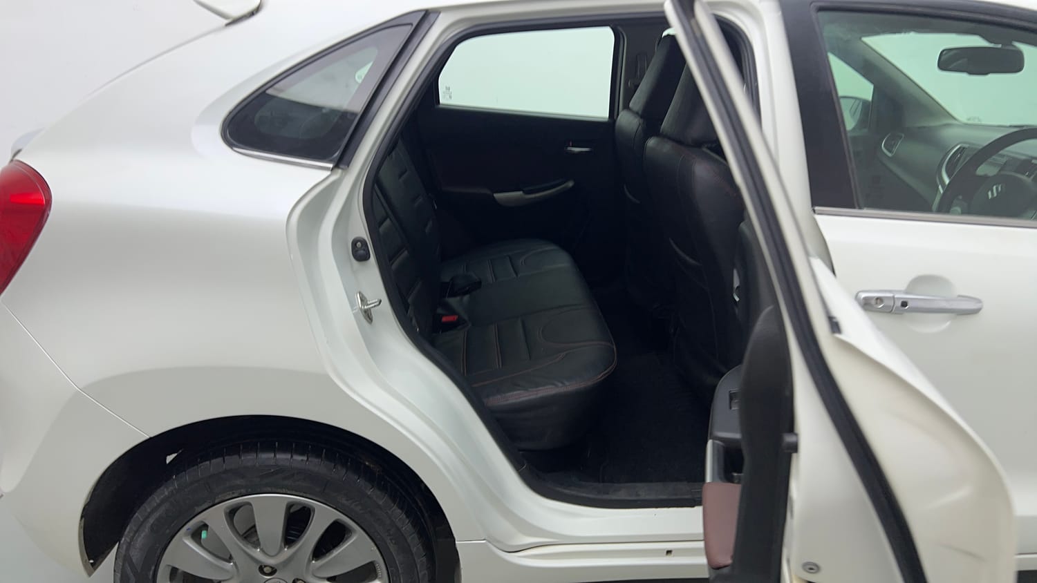 Used 2017 Maruti Suzuki Baleno Zeta 1.2 Petrol Manual interior RIGHT SIDE REAR DOOR CABIN VIEW