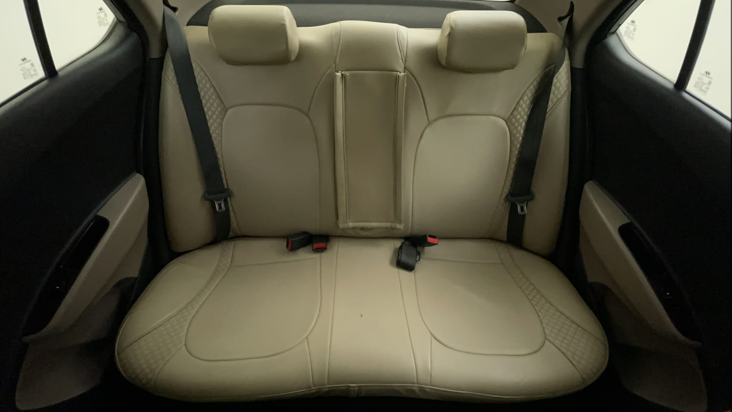 Used 2014 Hyundai Xcent S 1.2 (O) Petrol Manual interior REAR SEAT CONDITION VIEW