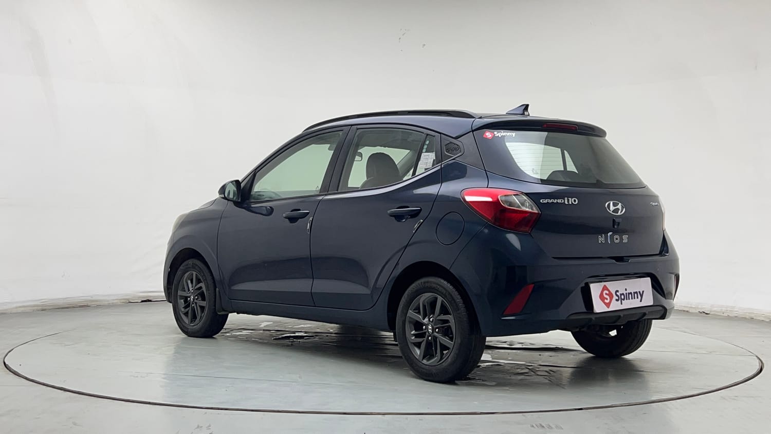Used 2021 Hyundai Grand i10 Nios Sportz 1.2 Kappa VTVT Petrol Manual exterior LEFT REAR CORNER VIEW