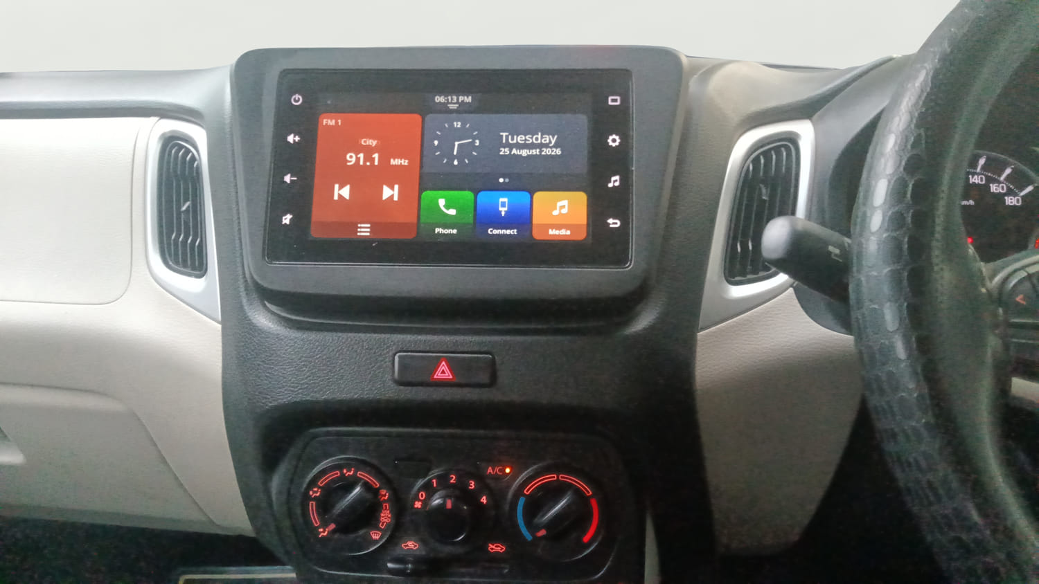 Used 2023 Maruti Suzuki Wagon R ZXI Plus 1.2 Petrol Manual interior MUSIC SYSTEM & AC CONTROL VIEW