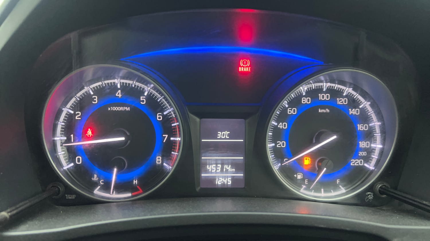 Used 2020 Maruti Suzuki Baleno Delta Petrol Manual interior CLUSTERMETER VIEW
