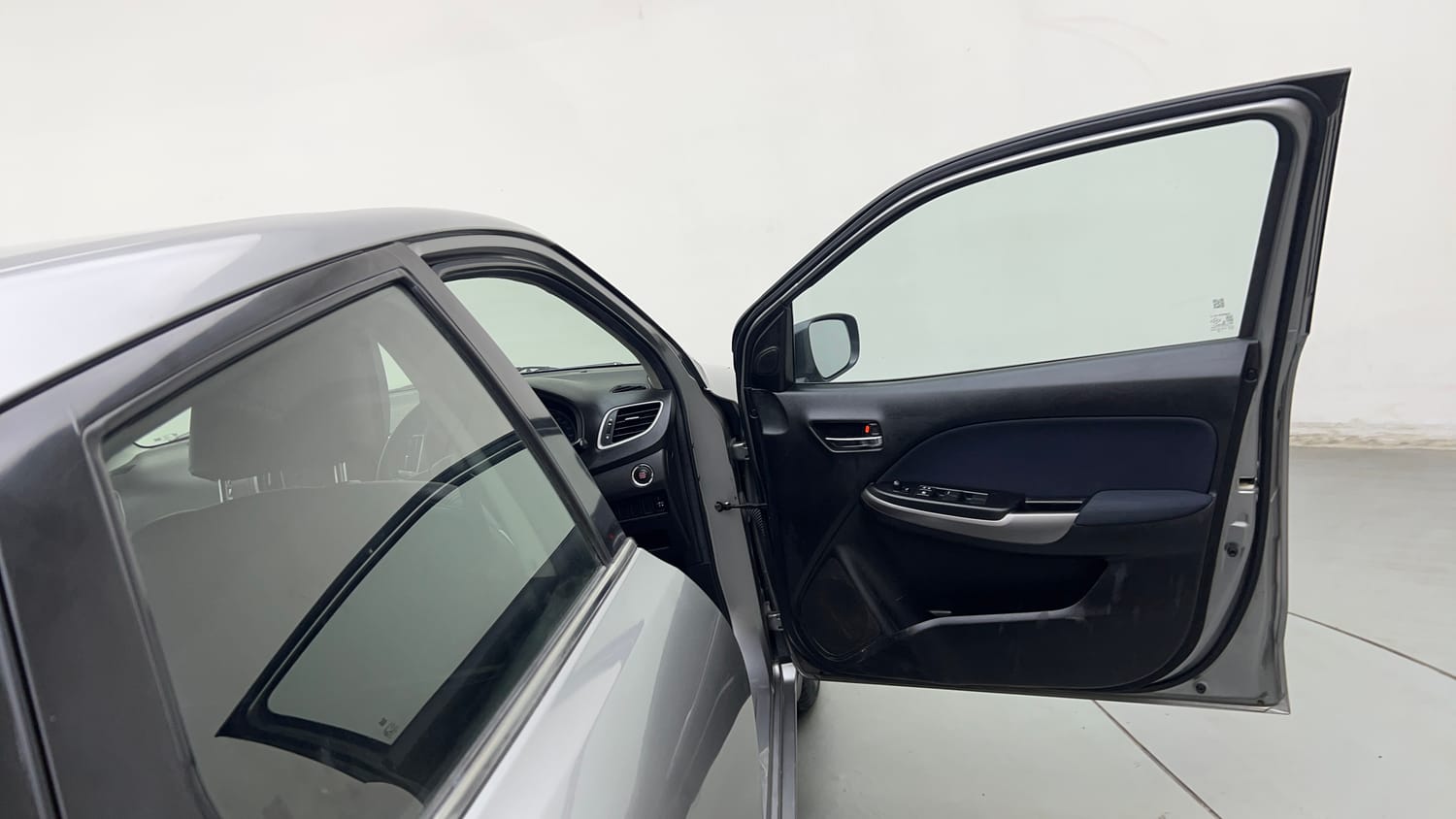 Used 2021 Maruti Suzuki Baleno Zeta Petrol Manual interior RIGHT FRONT DOOR OPEN VIEW