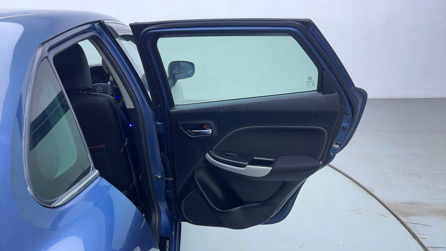 Used 2018 Maruti Suzuki Baleno Zeta 1.2 AT Petrol Automatic interior RIGHT REAR DOOR OPEN VIEW