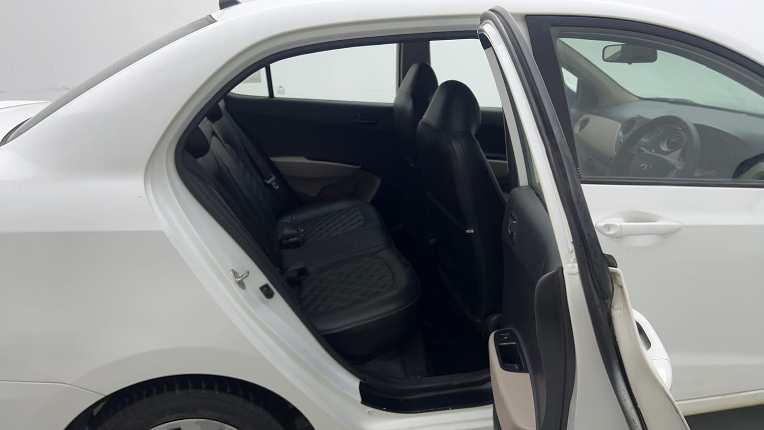 Used 2019 Hyundai Xcent S Petrol+cng(outside fitted) Cng Manual interior RIGHT SIDE REAR DOOR CABIN VIEW