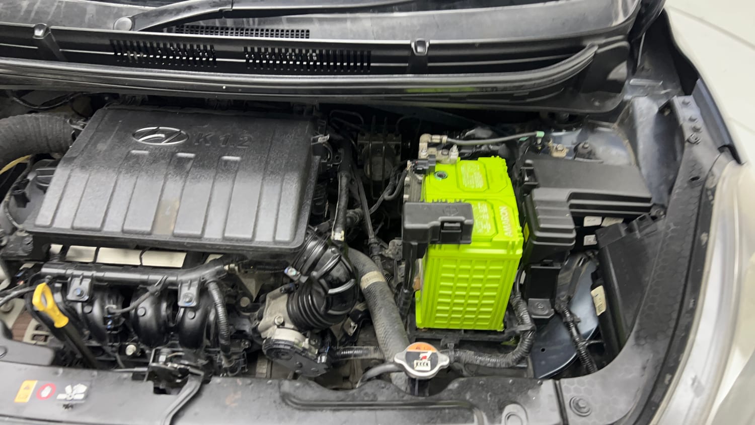 Used 2021 Hyundai Grand i10 Nios Sportz 1.2 Kappa VTVT Petrol Manual engine ENGINE LEFT SIDE VIEW