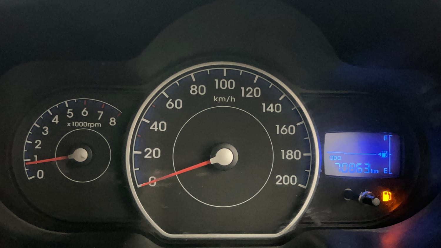 Used 2016 Hyundai i10 Magna 1.1 iRDE2 Petrol Manual interior CLUSTERMETER VIEW