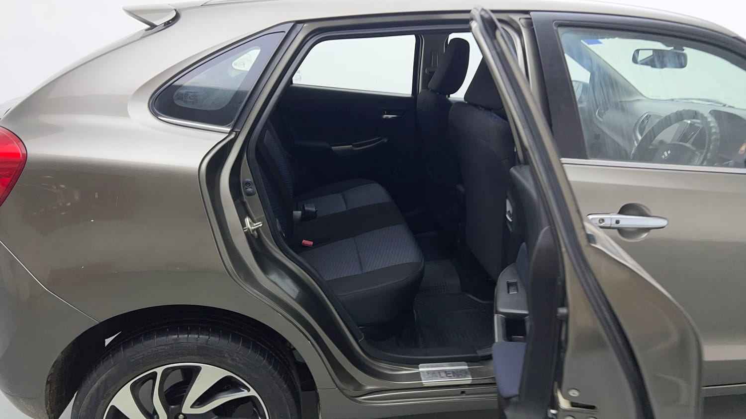 Used 2021 Maruti Suzuki Baleno Zeta Petrol Manual interior RIGHT SIDE REAR DOOR CABIN VIEW