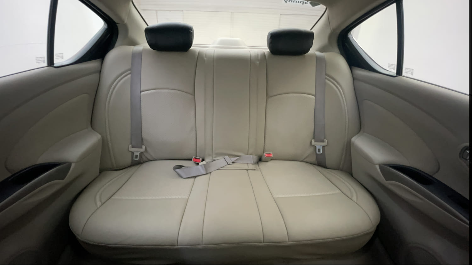 Used 2013 Nissan Sunny XV Diesel Diesel Manual interior REAR SEAT CONDITION VIEW