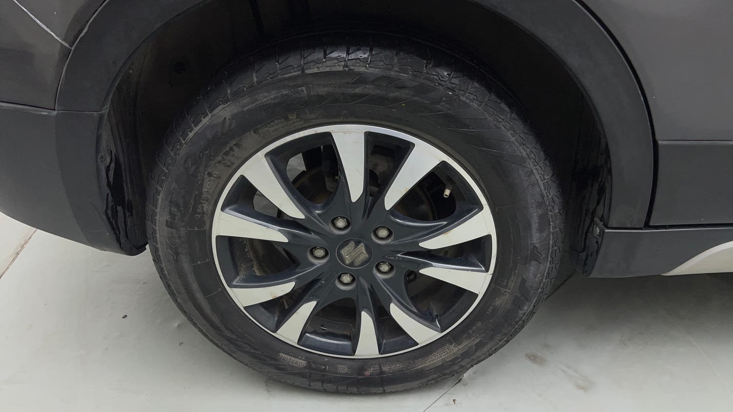Used 2021 Maruti Suzuki S-Cross Zeta AT Petrol Automatic tyres RIGHT REAR TYRE RIM VIEW