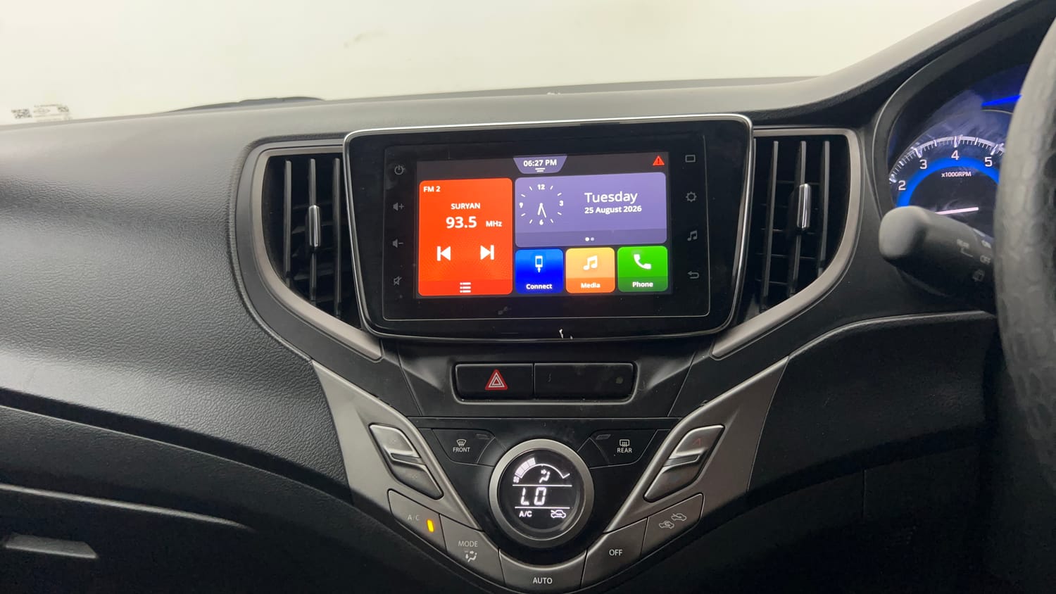 Used 2020 Maruti Suzuki Baleno Zeta Petrol Manual interior MUSIC SYSTEM & AC CONTROL VIEW