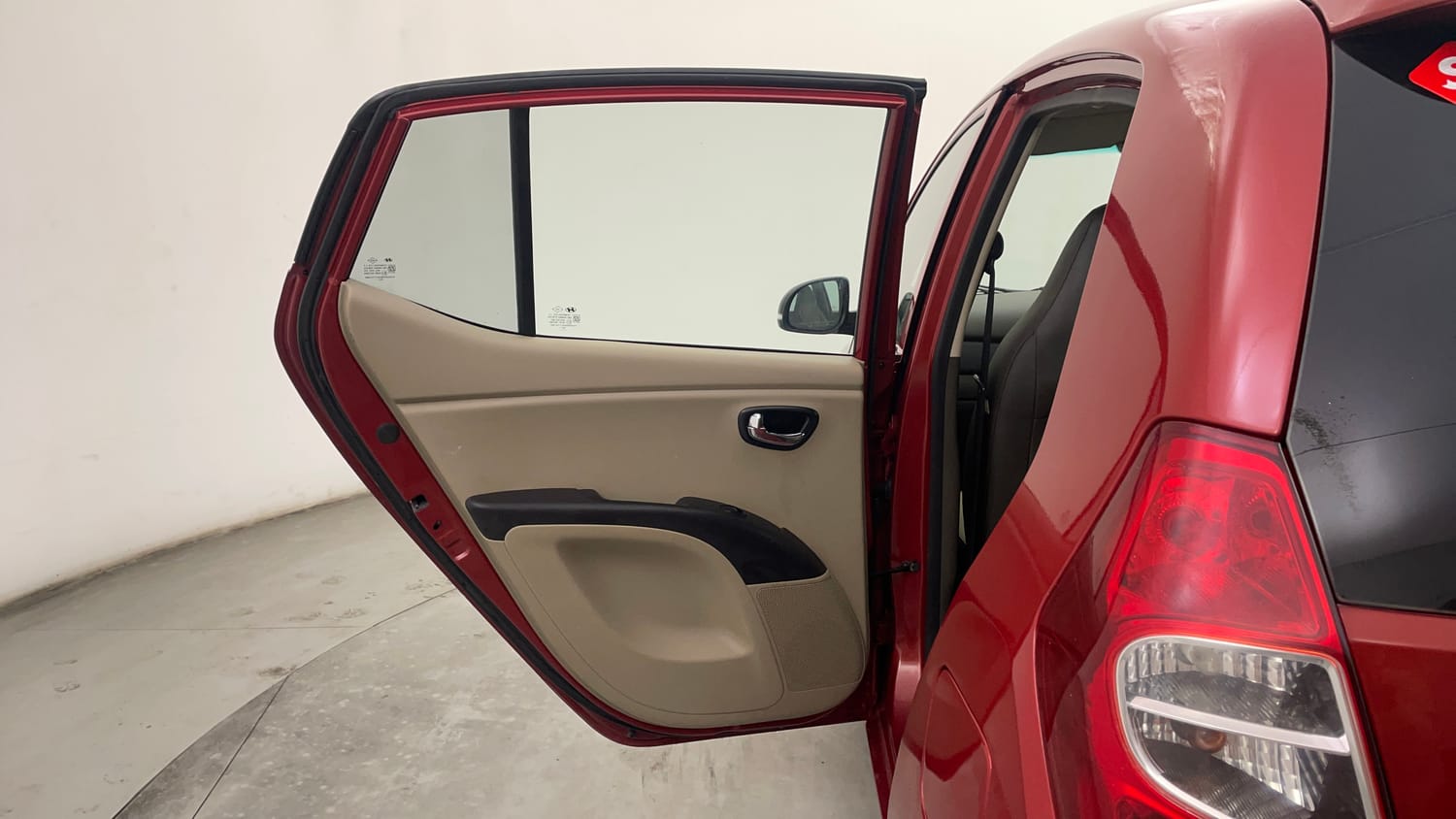 Used 2012 Hyundai i10 Sportz 1.2 AT Kappa2 Petrol Automatic interior LEFT REAR DOOR OPEN VIEW