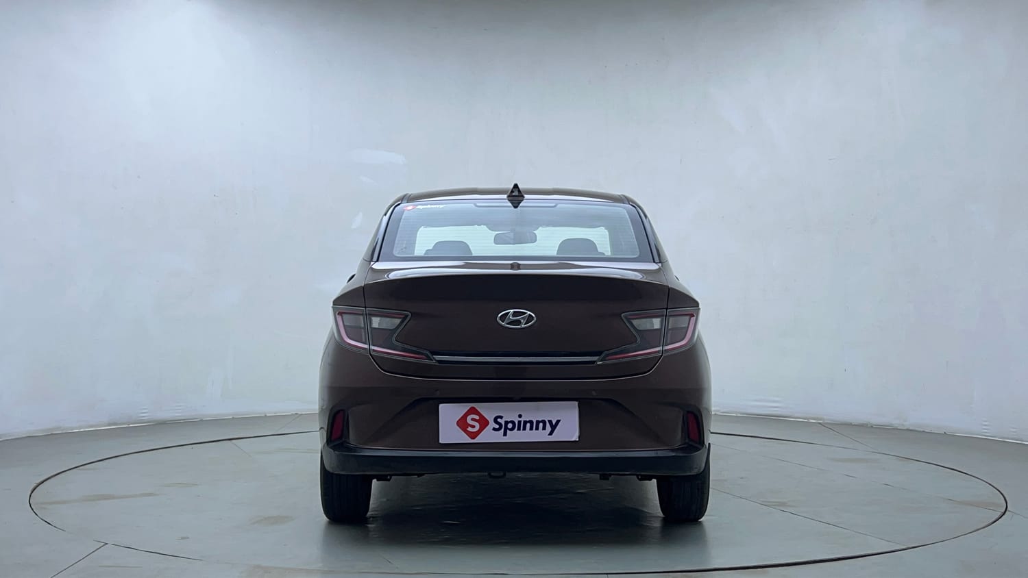 Used 2020 Hyundai Aura SX Plus 1.2 AMT Petrol Petrol Automatic exterior BACK VIEW