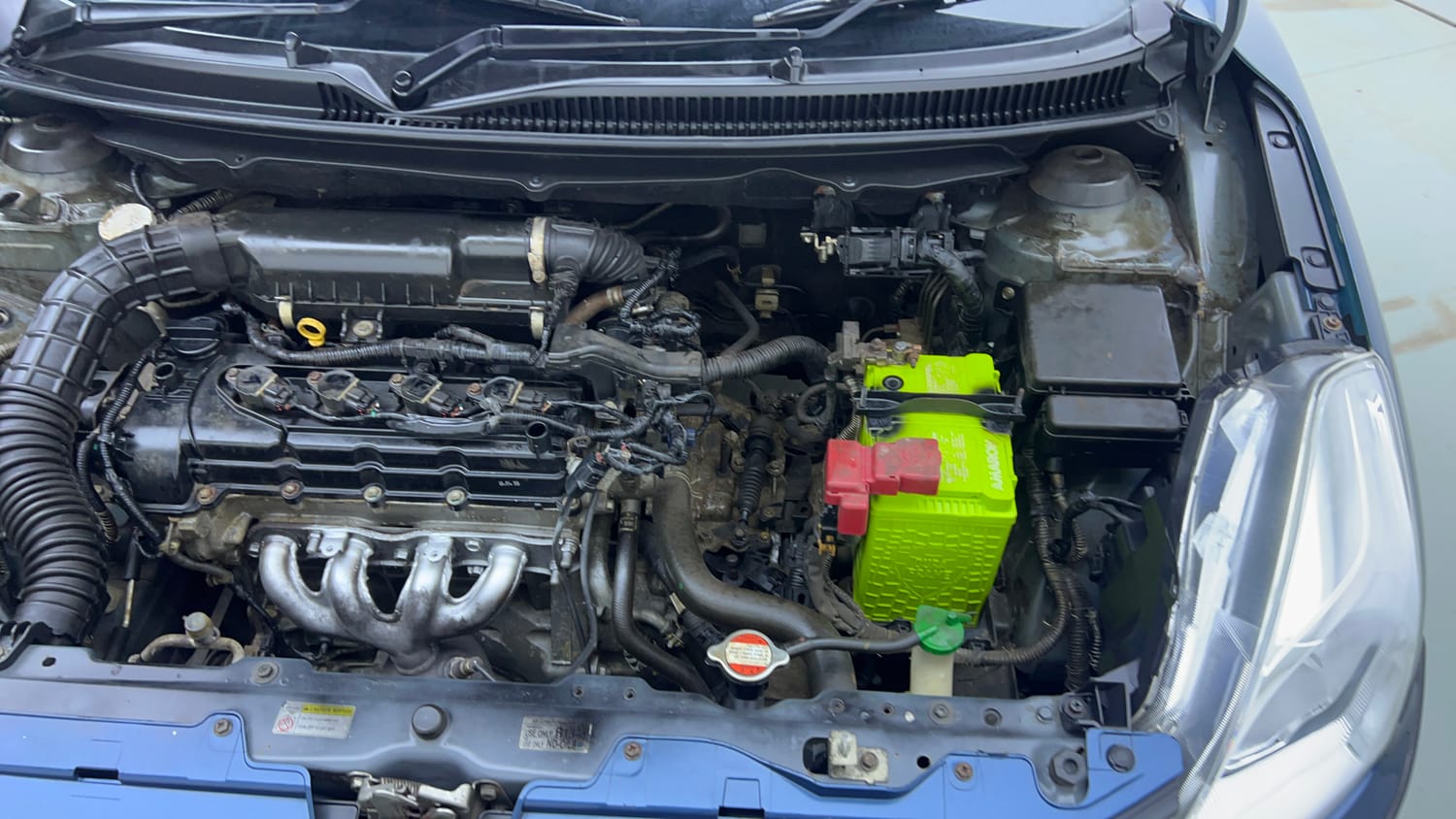 Used 2018 Maruti Suzuki Baleno Zeta 1.2 AT Petrol Automatic engine ENGINE LEFT SIDE VIEW