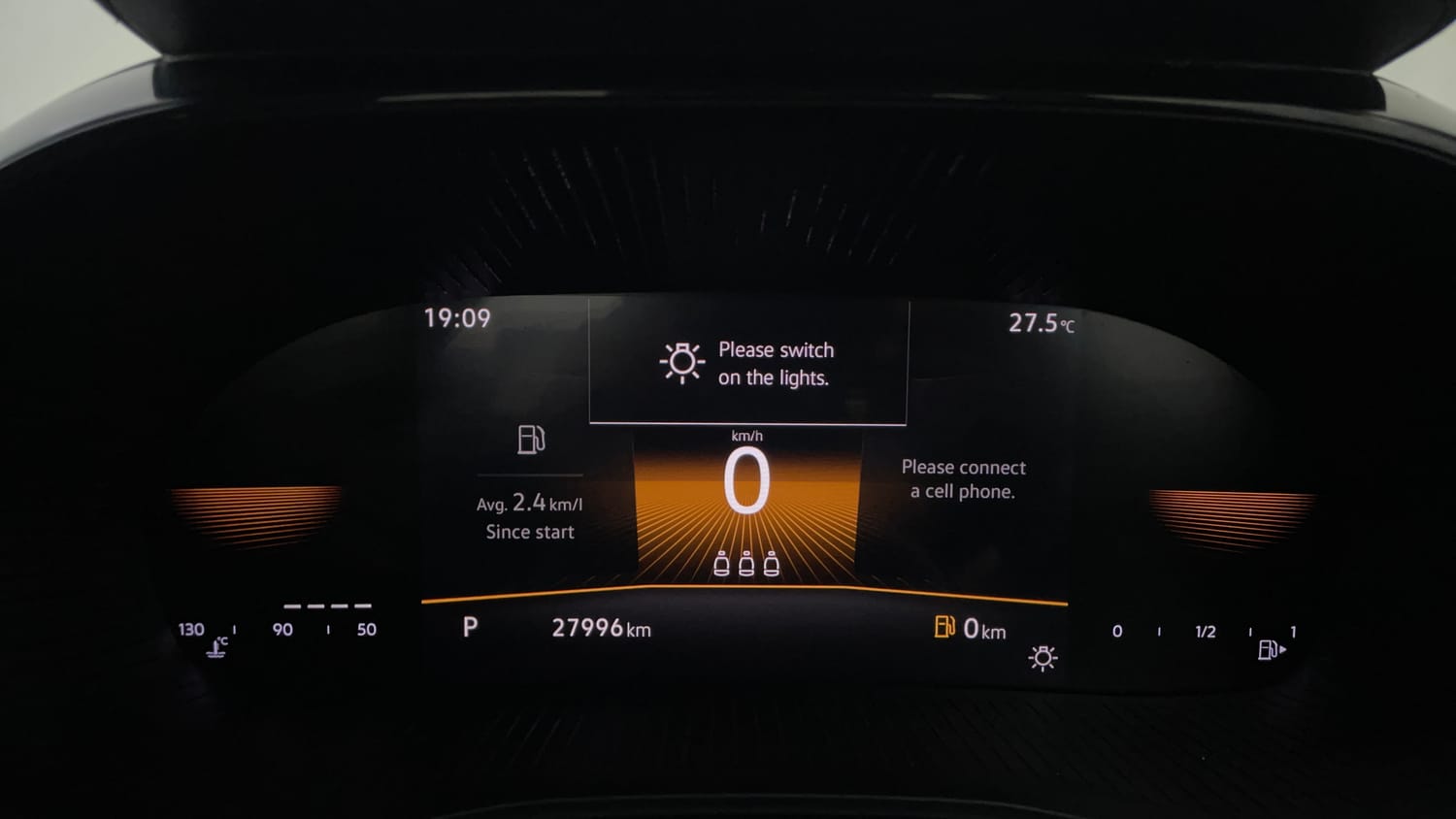 Used 2024 Skoda Slavia Style 1.5L TSI DSG Petrol Automatic interior CLUSTERMETER VIEW