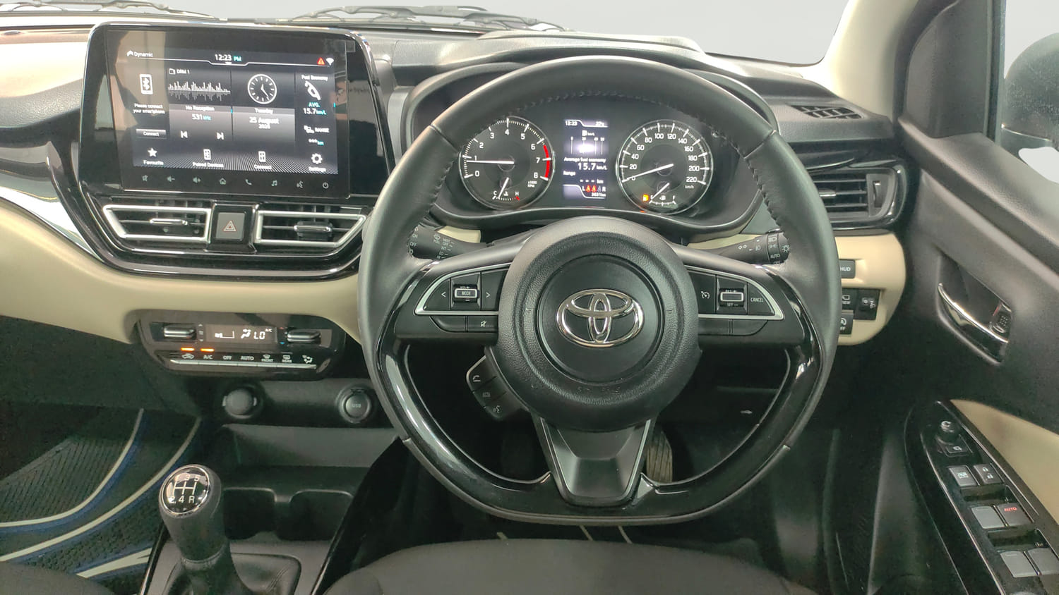 Used 2025 Toyota Glanza V Petrol Manual interior STEERING VIEW