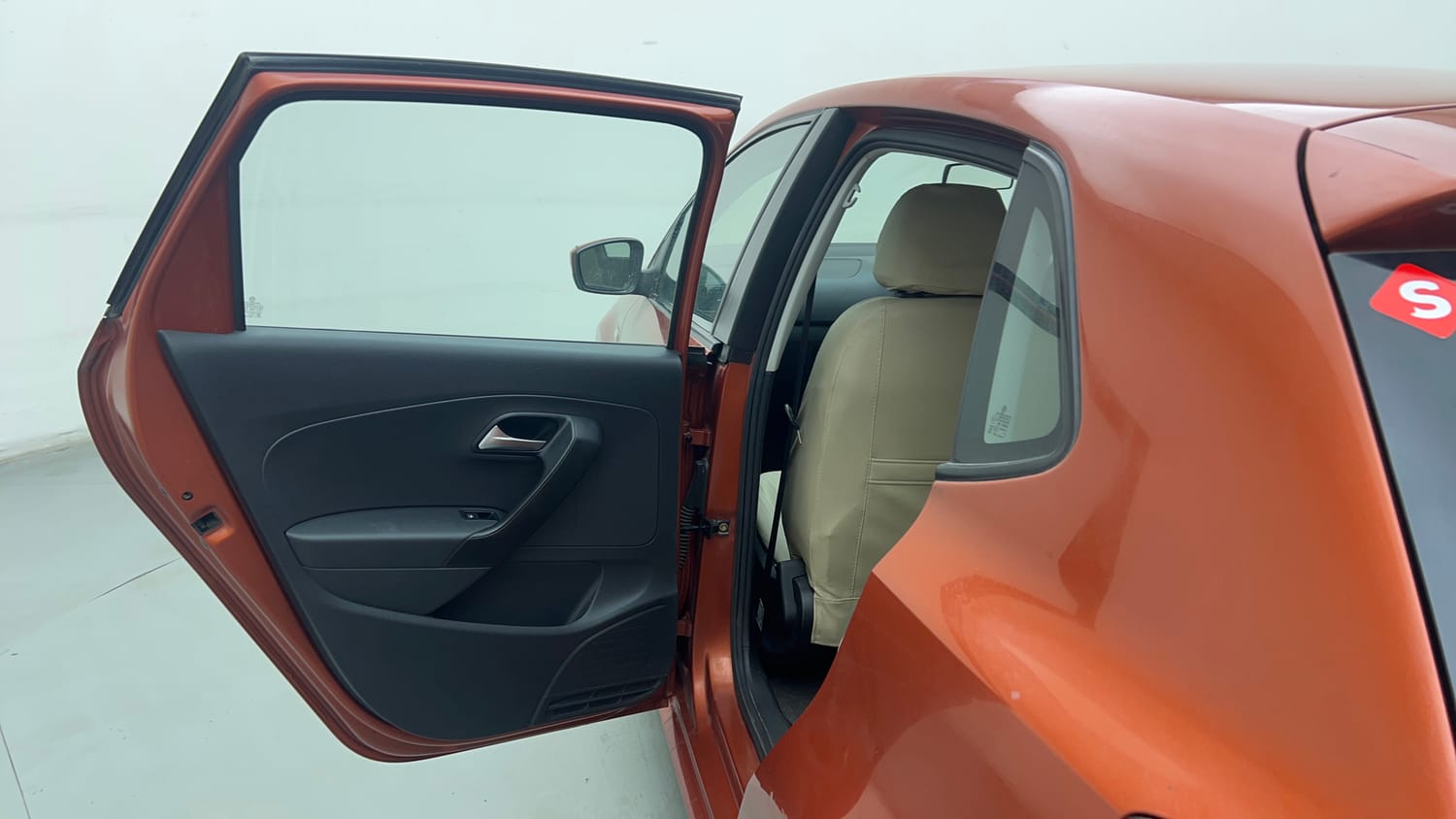 Used 2016 Volkswagen Polo Comfortline 1.2L (P) Petrol Manual interior LEFT REAR DOOR OPEN VIEW