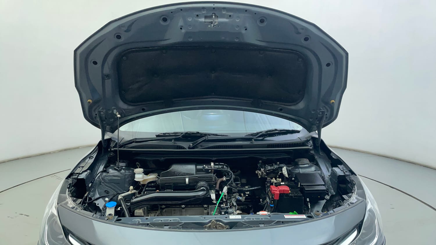 Used 2024 Maruti Suzuki Baleno Sigma MT Petrol Manual engine ENGINE & BONNET OPEN FRONT VIEW