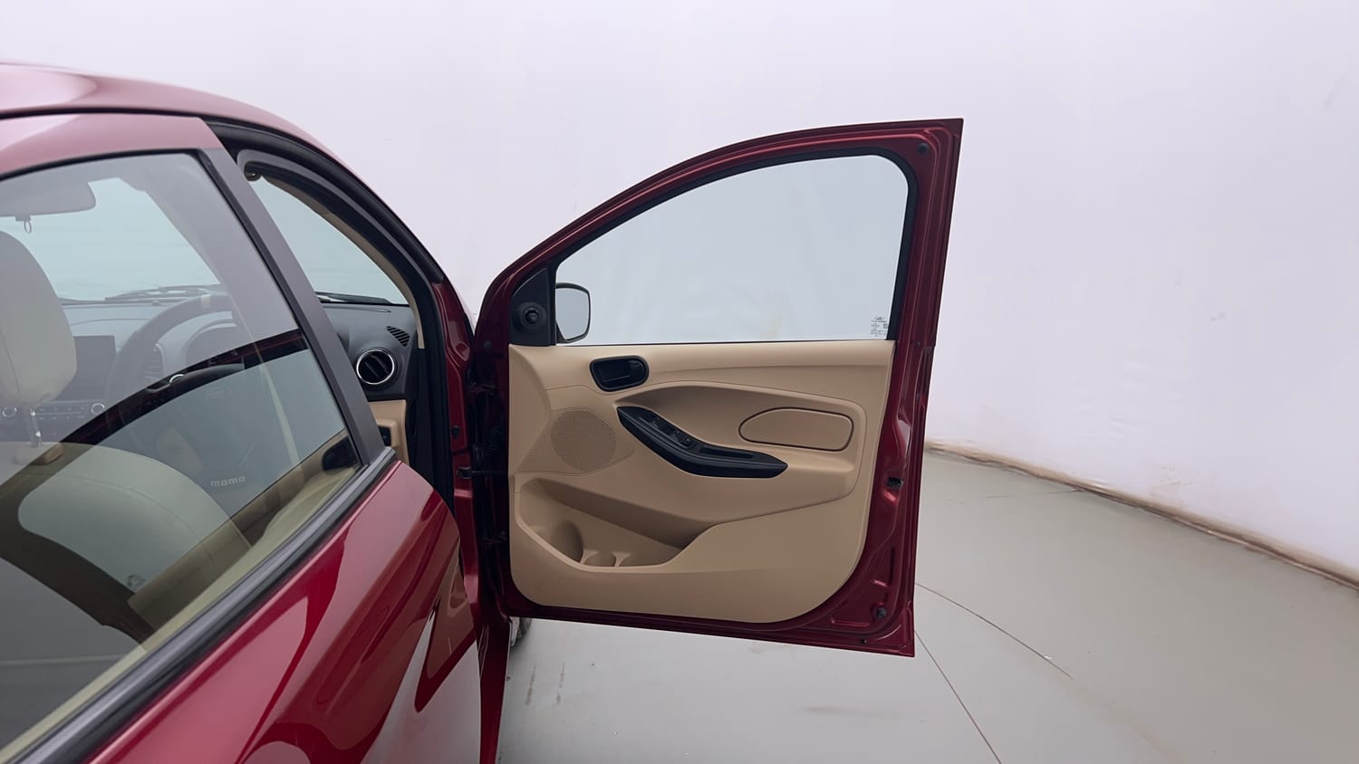 Used 2019 Ford Figo Aspire Titanium1.5 TDCi Diesel Manual interior RIGHT FRONT DOOR OPEN VIEW