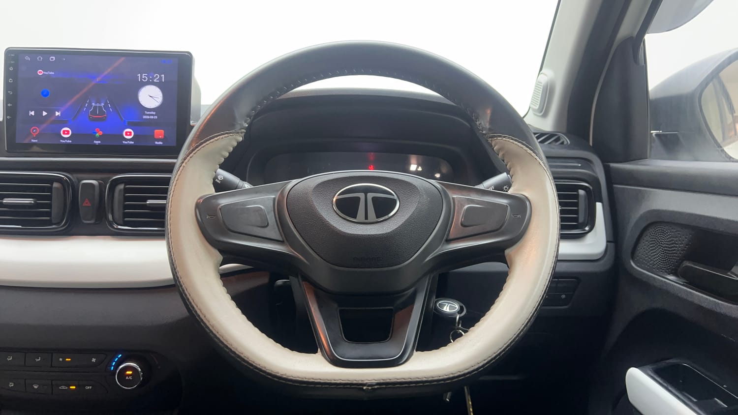 Used 2024 Tata Punch Pure MT Petrol Manual interior STEERING VIEW