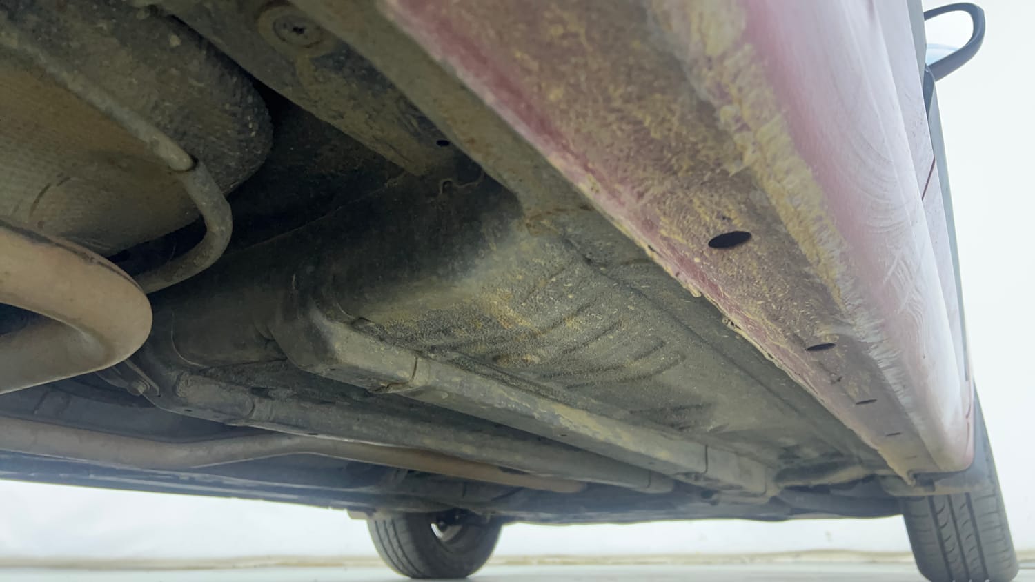 Used 2015 Hyundai Elite i20 Asta 1.2 Petrol Manual extra REAR RIGHT UNDERBODY VIEW