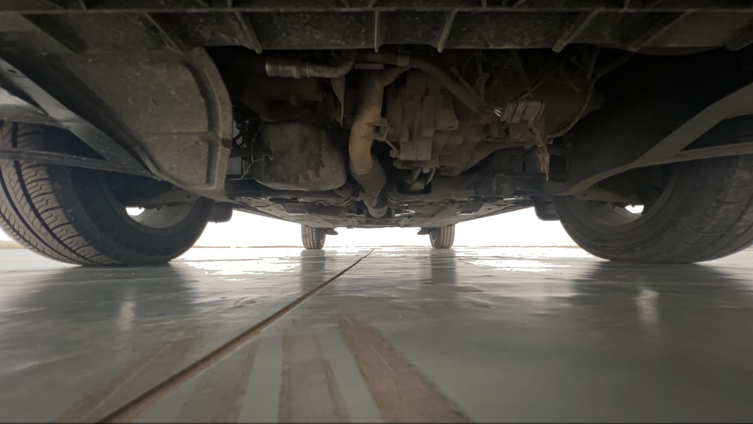 Used 2014 Volkswagen Polo Highline1.2L (P) Petrol Manual extra FRONT LEFT UNDERBODY VIEW