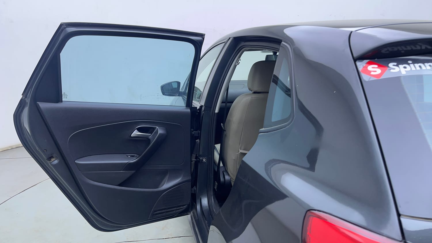 Used 2016 Volkswagen Polo Comfortline 1.2L (P) Petrol Manual interior LEFT REAR DOOR OPEN VIEW