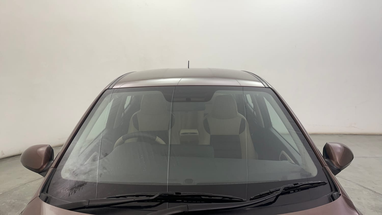 Used 2021 Hyundai Aura S 1.2 Petrol Petrol Manual exterior FRONT WINDSHIELD VIEW